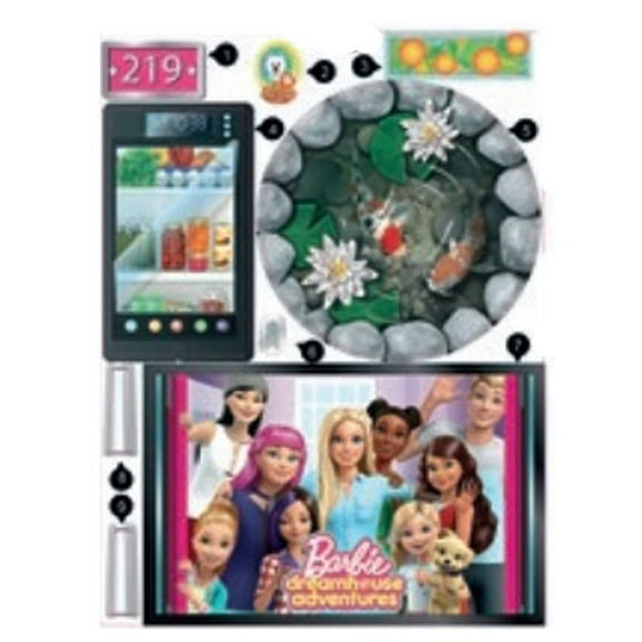 Barbie Replacement Sticker Sheet for Dreamhouse FHY73