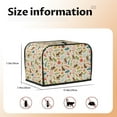 thumbnail image 5 of Yiaed Monkeys in the Jungle Print Two Slice Bread Machine Cover, Universal Size Kitchen Appliance Cover for Bread Machine,Bread Machine Cover, 5 of 7