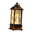 thumbnail image 1 of Lighted Christmas Snow Globe Lantern Crafts Desktop Statue Table Centerpiece for Angel, 1 of 7