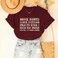 thumbnail image 2 of Fesfesfes Essentials Shirt Women Fashion Crewneck Printed Short Sleeve T-shirt Casual Loose Shirt Tops Womens Short Sleeve Shirts XL(US:10), 2 of 6