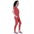 thumbnail image 4 of Moomaya Nightwear Set Watermelon Embroidery Slimfit Pyjamas Sleepwear 2 Pcs Set, 4 of 6