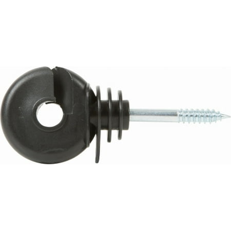 

Gallagher 25 Pack Black Wood Post Screw In Ring Insulator Standard Angled S