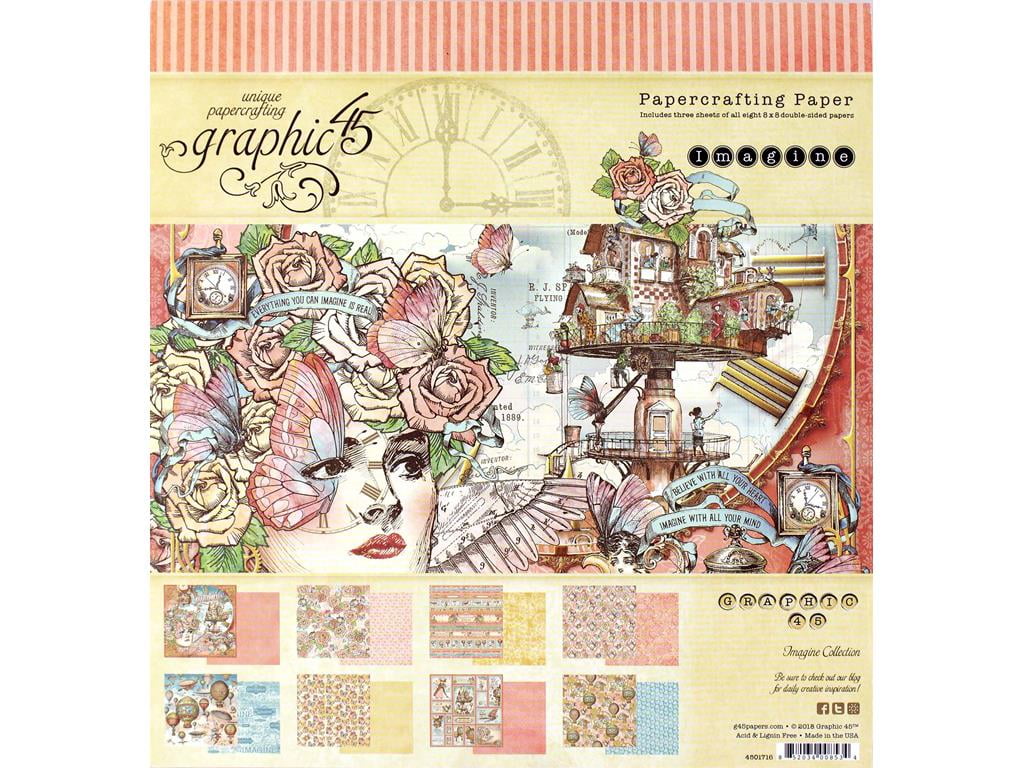 Graphic 45 Imagine Paper Pad 8x8