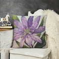 thumbnail image 2 of YINGXI  Spring Pillow Cover  Multi-Colored-Flowers Butterfly Decorations Seasonal Summer Cushion Case Decor for Home Sofa Couch  12x12in, 2 of 5