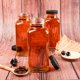 thumbnail image 5 of Botellas de vidrio para bebidas HINGWAH, 360 ml, juego de 12 con tapas y cepillo, 5 of 7