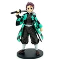 thumbnail image 1 of Demon Slayer-figuras de acción de Kimetsu no Yaiba, modelos de PVC de 16CM, Kamado, Tanjirou, Agatsuma, Zenitsu, Nezuko Warrior, Juguetes Gong Bohan LED, 1 of 2
