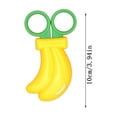 thumbnail image 2 of Safety Scissors Craft Scissors Training Scissors Fruit Vegetable Shape Scissors with Protective Cover, 2 of 3