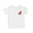 thumbnail image 6 of DAETIROS Toddler Girls Striped Shirt, Crew Neck Vacation Casual Short Sleeve Graphic Tee Girls Shirt Brown Size 7 T, 6 of 9