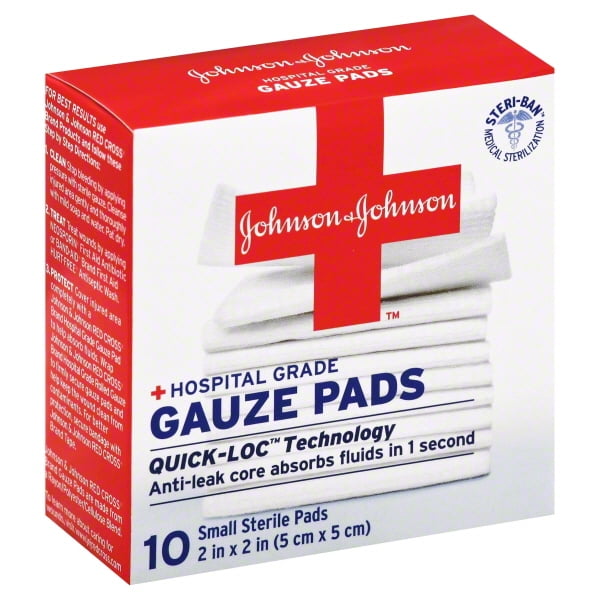 Johnson & Johnson Johnson & Johnson Gauze Pads, 10 ea