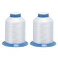 thumbnail image 7 of Uxcell 1968 Yards 150D/0.25mm Extra Strong Bonded Polyester Threads (White, 2 Pack), 7 of 7