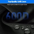thumbnail image 3 of HOMEYA BBQ Grill Cover 48"x33"x42" Durable 600D Waterproof Barbecue BBQ Cover with Storage Bag, Dustproof, UV Resistant, 3 of 8
