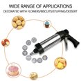 thumbnail image 4 of CCWADH Cookie Press Decorating Kit with 16 Discs and 8 Icing Tips, Premium Baking Tool for Cookie Press and Cake Decorating, Stainless Steel Christmas Baking Gifts for Women, 4 of 9