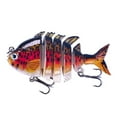 thumbnail image 1 of Realistic 6-Section Sinking Micro Fishing Lures, 8CM/15G Lifelike Multi-Jointed Bait with Fast-Sinking Particles for Deep-Water Predators, Durable Lightweight Design for Freshwater/Saltwater,, 1 of 6