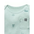 thumbnail image 7 of Modern Moments by Gerber Baby Neutral Organic Short Sleeve Bodysuit, Sizes 0/3 Months - 24 Months, 7 of 7