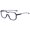 C8, variant on ZS-98145 Steampunk Sunglasses, Irregular Design, Full Metal Frame, One-Piece Style, Men's Driving Eyewear, UV Protection, Fashionable & Durable