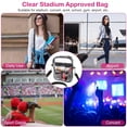 thumbnail image 2 of Clear Crossbody Bag Stadium Approved Clear Purse Transparent Small Shoulder Bag See Through Zip Pouch Tote Bag Handbag, 2 of 7