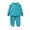Blue, variant on Girls Fall Pullover Two Piece Set Boy Casual Sweatshirt Children Outfits Soft Warm Matching Tracksuit