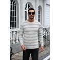 thumbnail image 6 of COOFANDY Men's Long-Sleeve Crewneck Sweater | Soft Slim Fit Knit Sweater Pullover for Fall Winter and Business Casual & Everyday Wear, 6 of 8