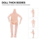 thumbnail image 5 of 6 unids Juguetes Muñeca Juguete Naked Cuerpo Muñeca Juguete DIY Muñeca Accesorio Muñecas de plástico Cuerpo, 5 of 7