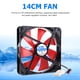 thumbnail image 1 of Ventilador 140mm 4 Pin Silent PC Case Ventilador de refrigeración CPU Cooler 12V Radiador Disipador de calor, 1 of 7
