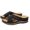 Black, variant on Women's Wedge Slippers Summer New Large Size Fish Mouth Line Beach Slippers Summer Sandals for Women Red 43