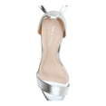 thumbnail image 7 of Ira Silver Open Toe Stiletto Heel, 7 of 7