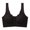 Black BKL, variant on Womans Bra Womens Underwear Gathered No Underwire Bras Solid Color Comfy Thin Brassiere Loose Casual Wear Gray XL