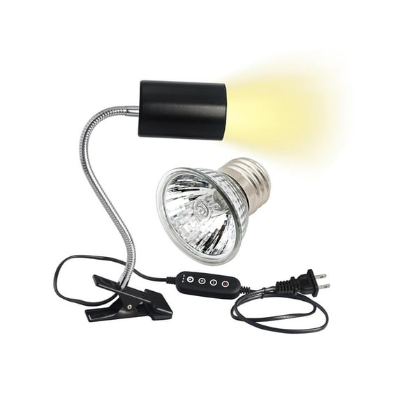 Cocomy Reptile Heat Lamps, Turtle Lamp UVA/UVB Turtle Aquarium Tank Heating Lamps With Timing Function for Lizard Turtle Snake Aquarium Lamp(50W)
