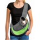 thumbnail image 1 of Pet Dog Sling Carrier,Cat and Dog Travel Portable Diagonal Straddle Shoulder Bag,with Adjustable Strap Below 10lb for Dogs Cats (Green), 1 of 4