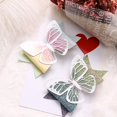 thumbnail image 1 of 3.5inch Angel Wing Princess Hairgrips Glitter Hair Bows with Clip Dance Party Bow Hair Clip Girls Hairpin Hair Accessories4 He Qiyong unisex, 1 of 1