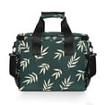 thumbnail image 7 of FORMRS Insulated Cooler Bag 24 Cans Capacity Soft Leakproof Lunch Box with Side Pockets, Beige Leaves, 7 of 7