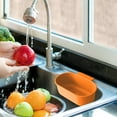 thumbnail image 4 of Wall Mounted Dish Drying Rack Over Kitchen Organizer With Utensil Holder And Adjustable Hooks For Sponges Brushes Towels, 4 of 6