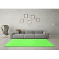 thumbnail image 3 of Ahgly Company Indoor Square Abstract Green Modern Area Rugs, 3' Square, 3 of 4