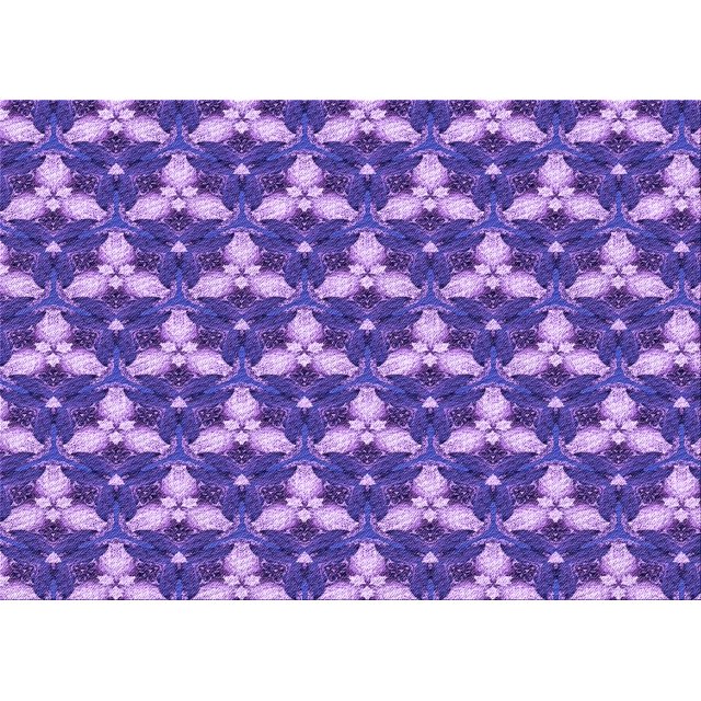 Ahgly Company Machine Washable Indoor Rectangle Transitional Purple Amethyst Purple Area Rugs, 7' x 9'