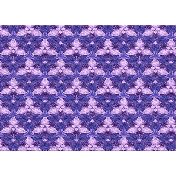 Ahgly Company Machine Washable Indoor Rectangle Transitional Purple Amethyst Purple Area Rugs, 2' x 4'