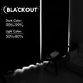 thumbnail image 7 of XUEYU Window Curtains Blackout, Back Tab Curtains 96 Inch, 100% Blackout Curtains Darkening Light Blocking Curtains for Living Room Bedroom Full Light Blocking Curtains 2 Panel Set,W52 x L96, Gray, 7 of 7