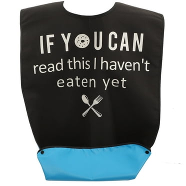 Adult Anti Bib Bibs Funny Oil-proof Wear-resistant Elderly Accessories Washable Polyester