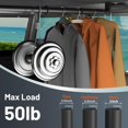 Qufiona Car Clothes Hanger Bar 3064 Inches Heavy Duty Wrinkle Free