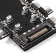 thumbnail image 2 of Ventilador ARGB de 5 V/3 pines PWM HUB Divisor de 1 a 8 puertos para placa base de PC (SATA), 2 of 7