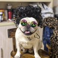 thumbnail image 2 of Peluca divertida para mascotas con flequillo, trenza explosiva para la cabeza, tocado para perro y gato, conjunto de pelo para mascotas, 2 of 4