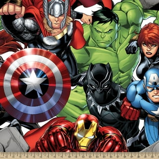 Avengers - Personaggi Marvel Comics FLEECE da Camelot Fabrics