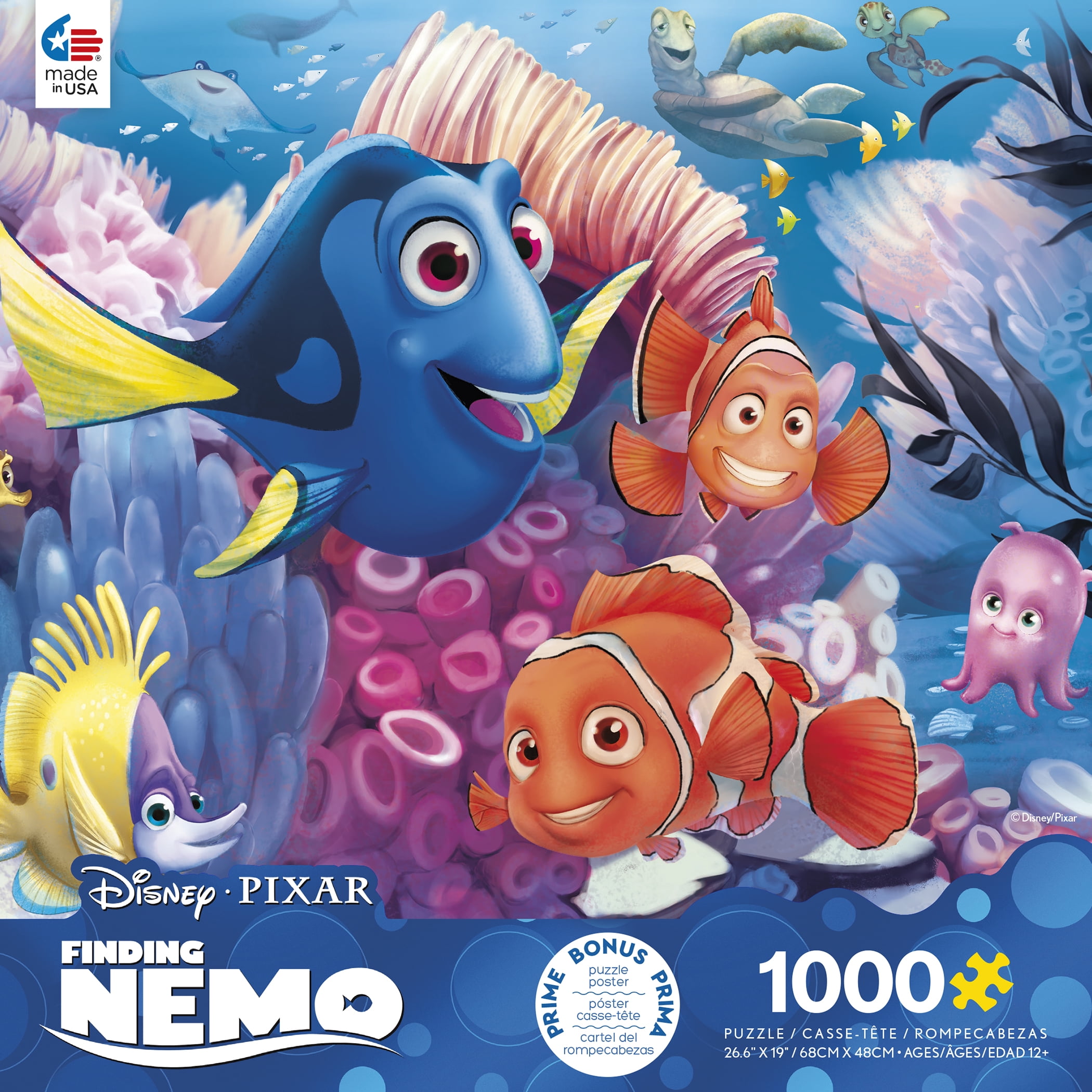 Ceaco - Disney - Nemo and Friends - 1000 Piece Interlocking Jigsaw Puzzle