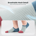 thumbnail image 5 of LITERRA Mens 12 Pairs No Show Socks Low cut Invisible Non Slip Thin Socks for Men, 5 of 7