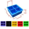 thumbnail image 2 of 2-Pack 1-Cup Silicone Freezer Trays with Lids - Leakproof Soup & Broth Containers for Freezing - BPA-Free Silicone Ice Cube Trays for Sauce, Baby Food & Leftovers, 2 of 7