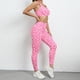 thumbnail image 4 of Gibobby Pantalones deportivos Pantalones de yoga ajustados con estampado de leopardo para mujer(Rosa， L), 4 of 5