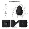 thumbnail image 3 of Mochila Coowoz Casual Daypack para portátil universitario grande, negra, 3 of 5