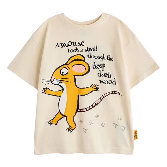 The Gruffalo T-Shirt à Manches Courtes pour Garçons/filles avec Souris