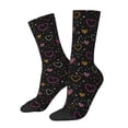 thumbnail image 1 of Balery Heart and Stars Calcetas Largas con Estampado para Hombre y Mujer – Suaves y Transpirables, Talla Única (US 5-11), 1 of 6