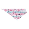 thumbnail image 4 of Bingfone Pink Striped Flamingo-Washable Dog Scarf Triangle Adjustable Puppy Bandana Bib Handkerchief For Medium Large Dog Cat, 4 of 9
