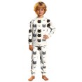 thumbnail image 4 of Leey-World Halloween Kids Pajamas Toddler Baby Girls Boy Halloween Pajamas Set Kids Sleepwear 2 Pcs Pjs Long Sleeve Top and Pant Sleepwear Clothes Sets, 4 of 9